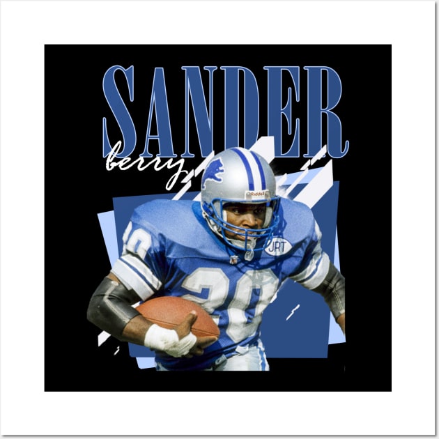 barry sanders - sanders Wall Art by LegendDerry